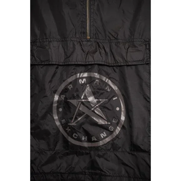 Armani Exchange Men's Pull Over Half Zip Wind Breaker - Picture 2 of 7